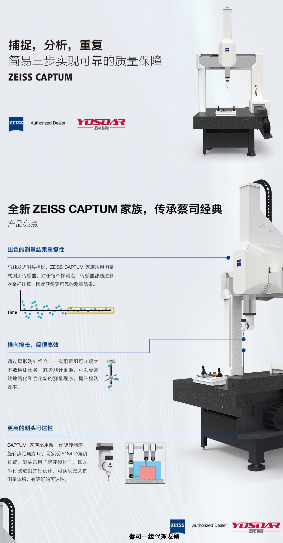 海口蔡司三坐标CAPTUM